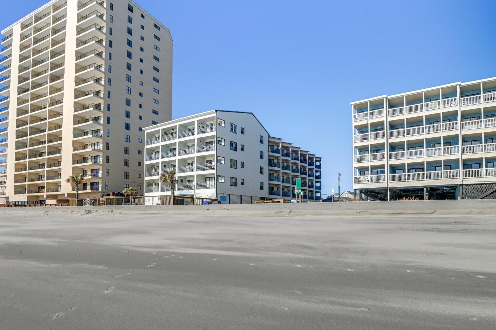 Cozy Beachfront Condo With Wifi, Views And Pool Access Myrtle Beach Buitenkant foto