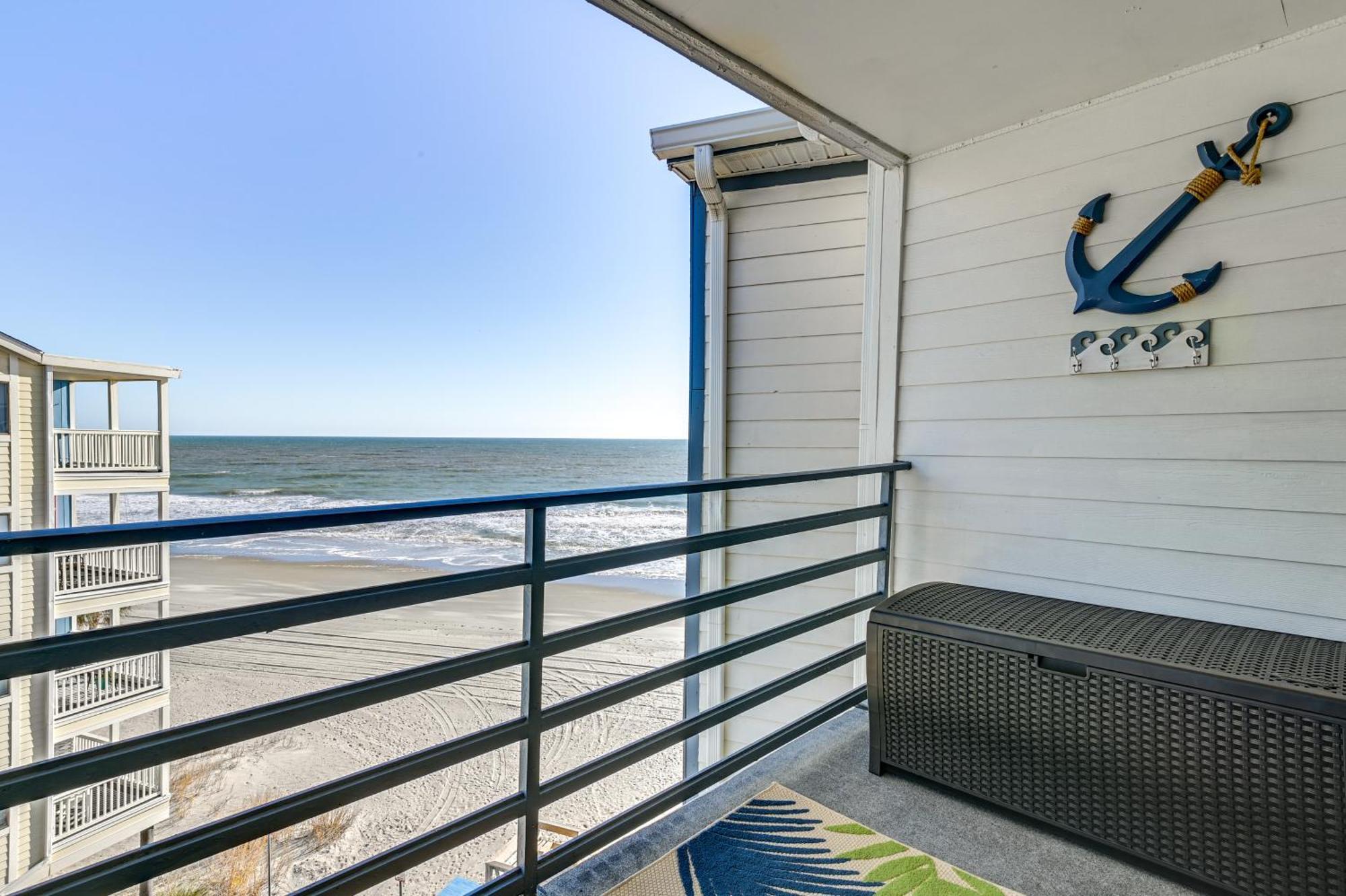 Cozy Beachfront Condo With Wifi, Views And Pool Access Myrtle Beach Buitenkant foto